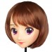 (Cherry)Sweet Girl Resin Half Head Female Cartoon Character Kigurumi Mask With Cosplay Anime Role Lolita Mask Crossdress Doll